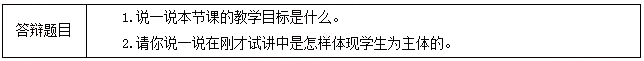 2018上半年小學政治教師資格證面試真題(第四批)考題回顧5